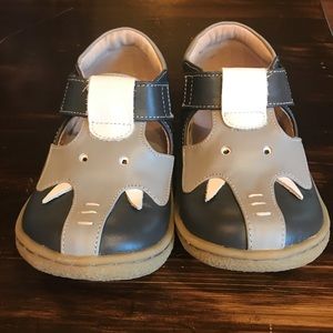 Boys size 9 Livie and Luca grey Elephant shoes